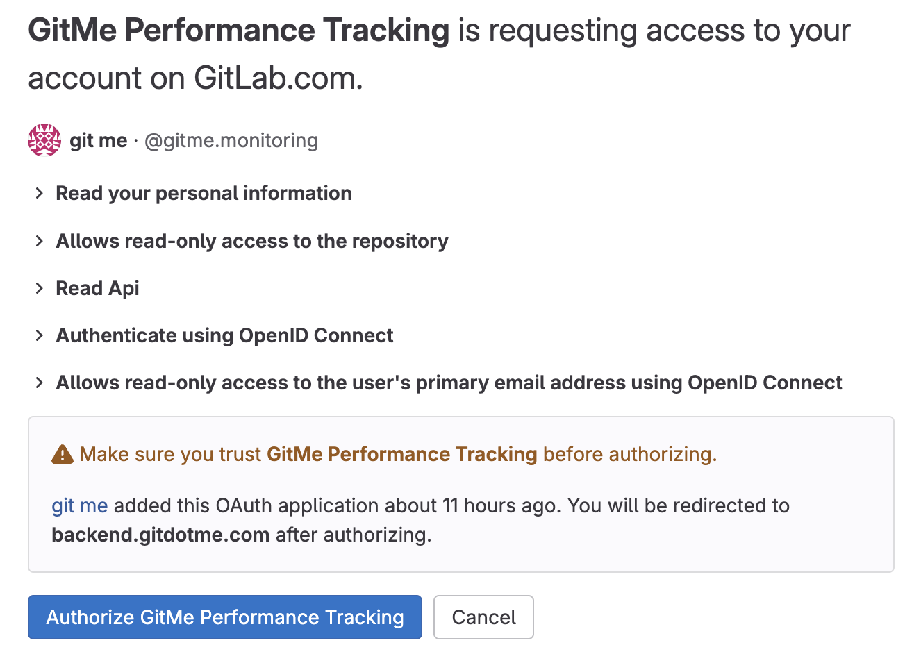 GitLab request access